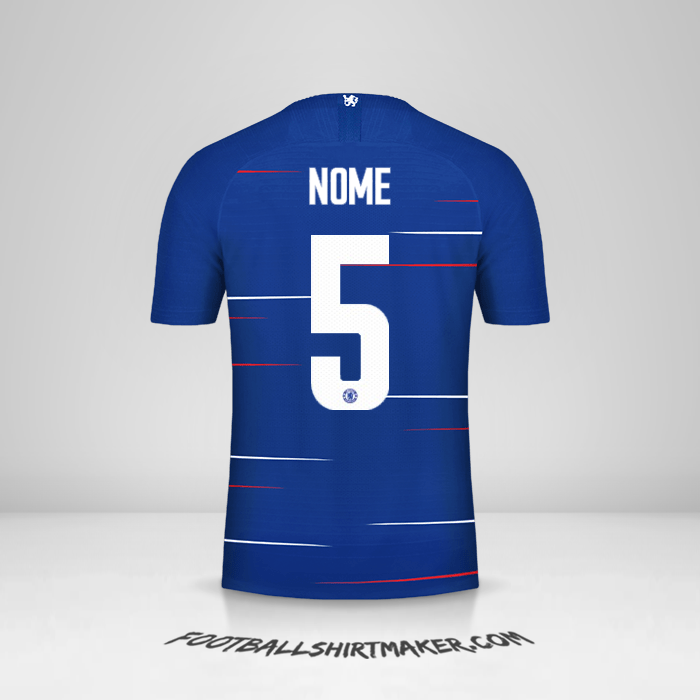 Camisola Chelsea Cup 2018/19 -  nome - 5