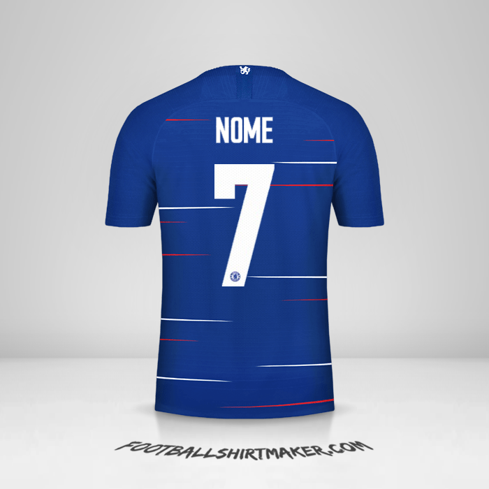 Camisola Chelsea Cup 2018/19 -  nome - 7