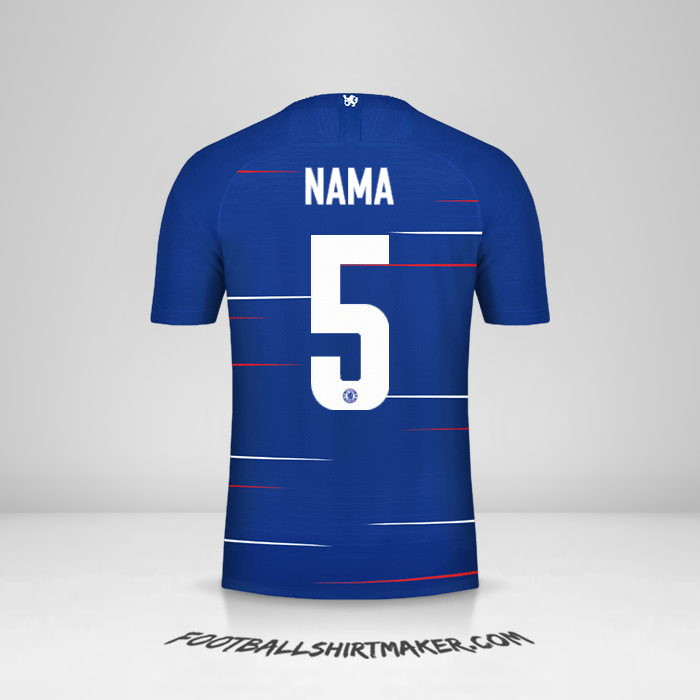Jersey Chelsea Cup 2018/19 -  nama - 5