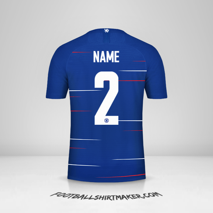 Shirt Chelsea Cup 2018/19 -  name - 2