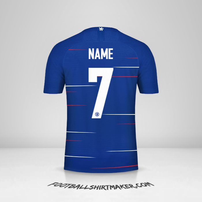 Shirt Chelsea Cup 2018/19 -  name - 7