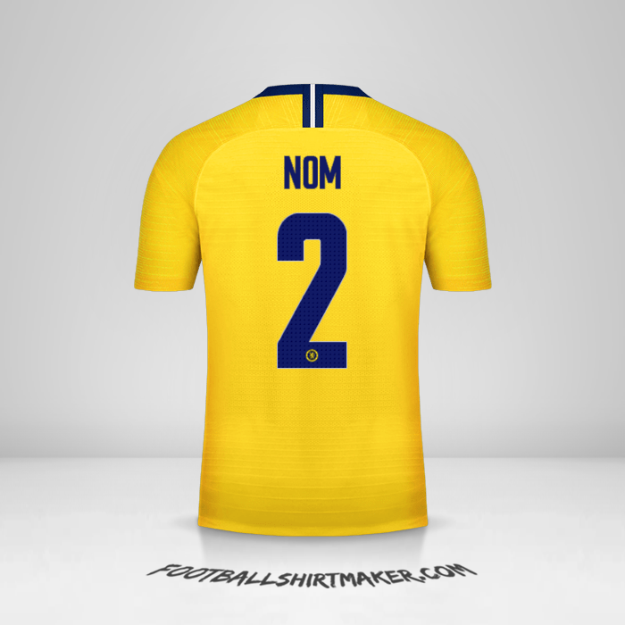 Maillot Chelsea Cup 2018/19 Extérieur -  nom - 2