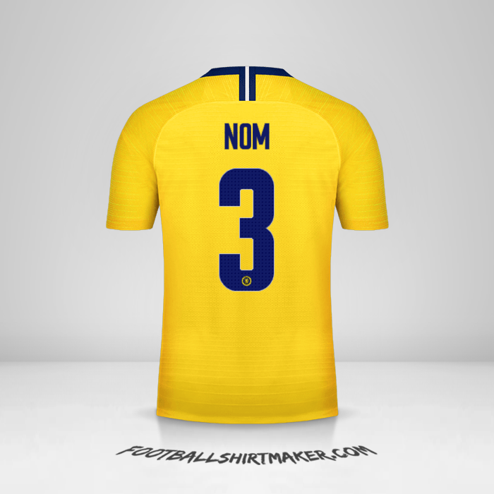 Maillot Chelsea Cup 2018/19 Extérieur -  nom - 3