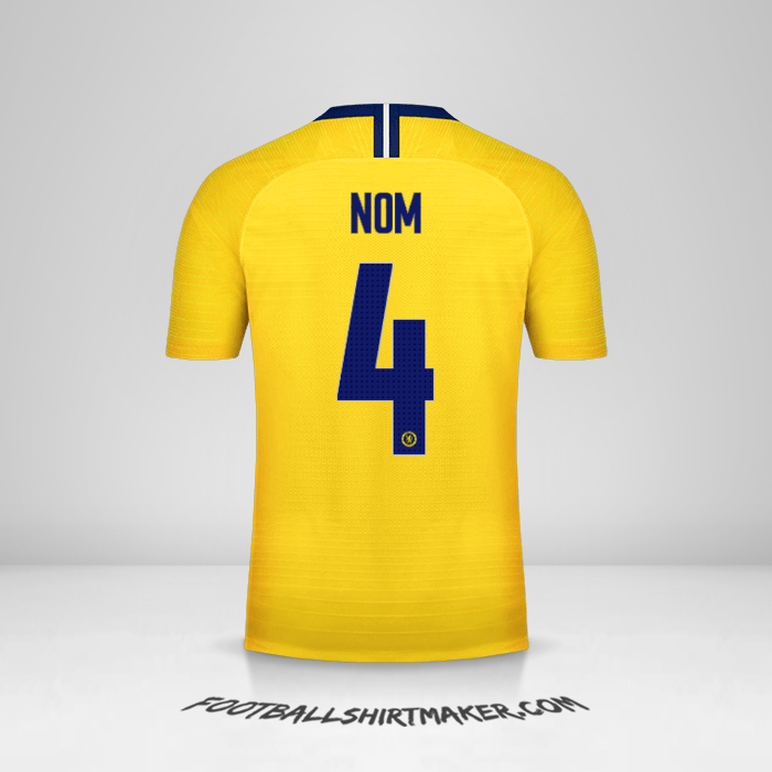 Maillot Chelsea Cup 2018/19 Extérieur -  nom - 4