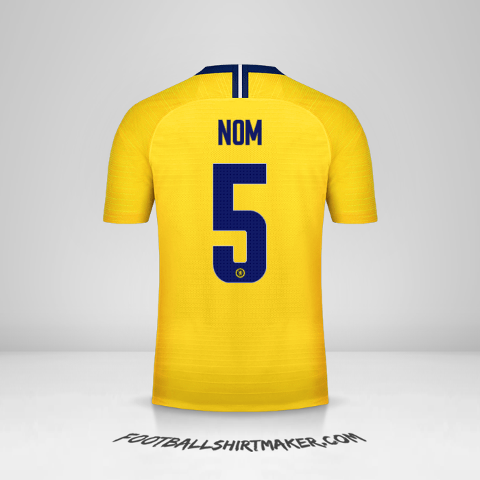 Maillot Chelsea Cup 2018/19 Extérieur -  nom - 5