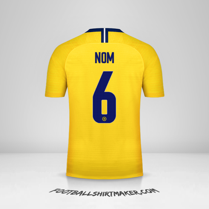 Maillot Chelsea Cup 2018/19 Extérieur -  nom - 6