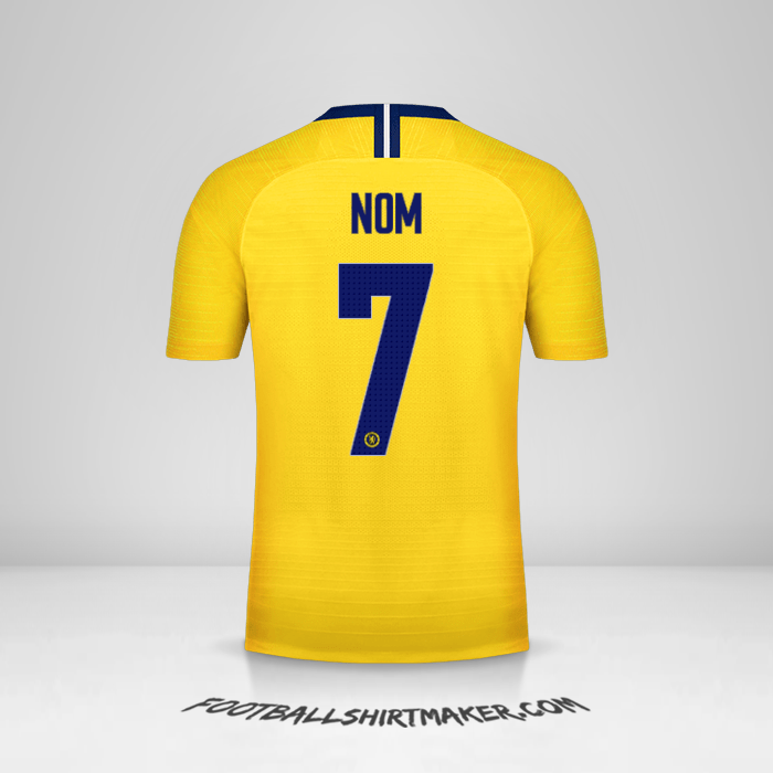 Maillot Chelsea Cup 2018/19 Extérieur -  nom - 7