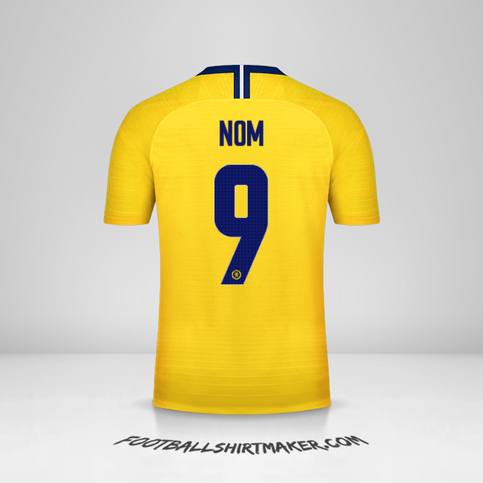 Maillot Chelsea Cup 2018/19 Extérieur -  nom - 9