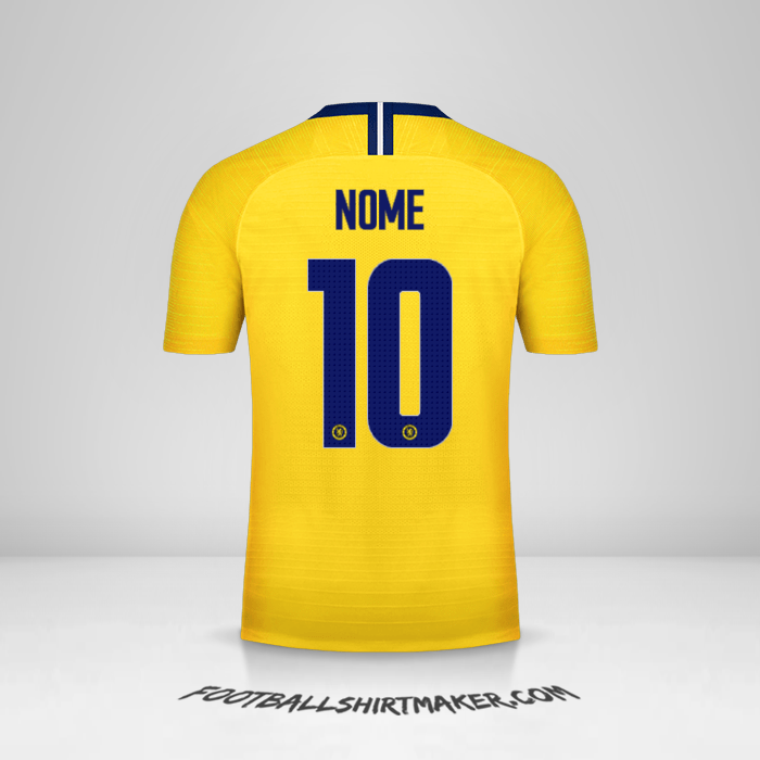 Camisa Chelsea Cup 2018/19 Alternativa -  nome - 10