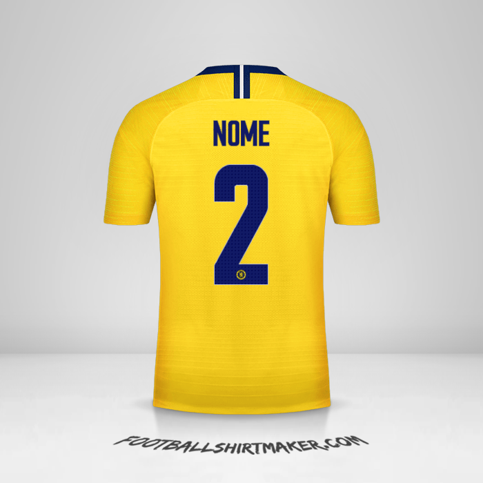 Camisola Chelsea Cup 2018/19 Alternativa -  nome - 2