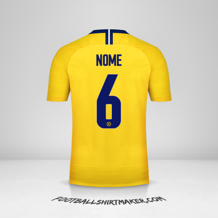 Camisa Chelsea Cup 2018/19 Alternativa -  nome - 6