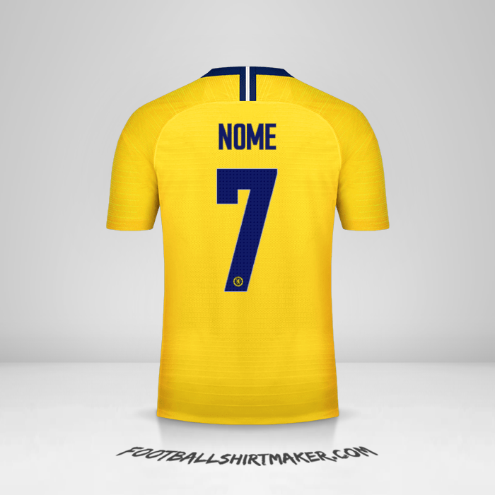 Maglia Chelsea Cup 2018/19 Seconda -  nome - 7