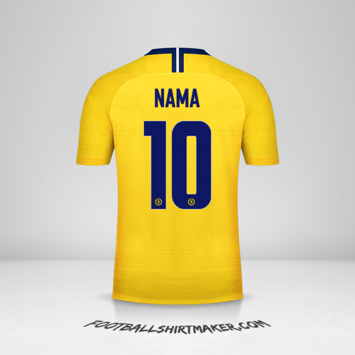 Jersey Chelsea Cup 2018/19 Alternatif -  nama - 10