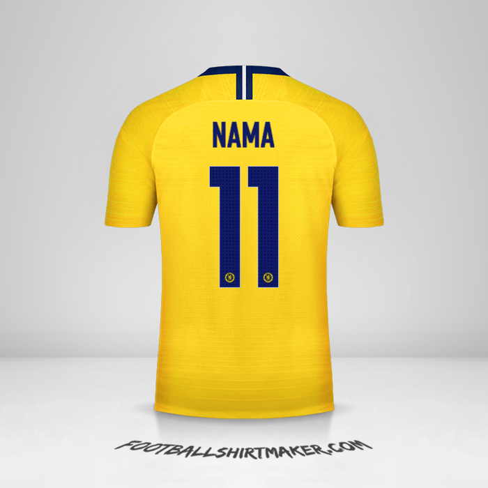 Jersey Chelsea Cup 2018/19 Alternatif -  nama - 11