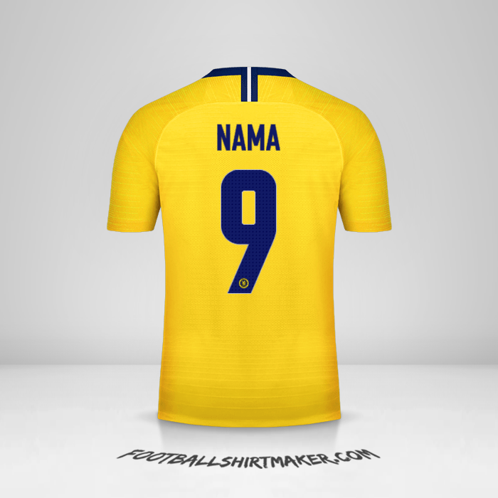 Jersey Chelsea Cup 2018/19 Alternatif -  nama - 9