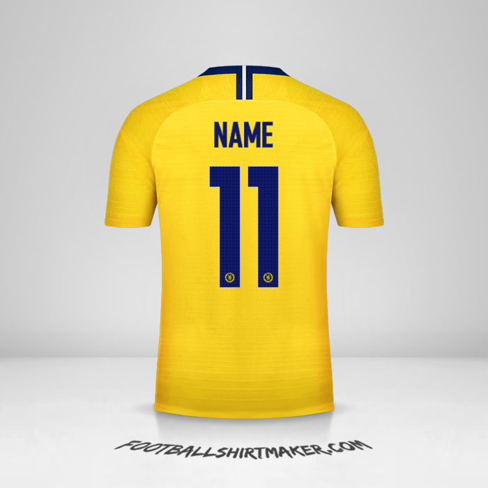 Jersey Chelsea Cup 2018/19 Away -  name - 11