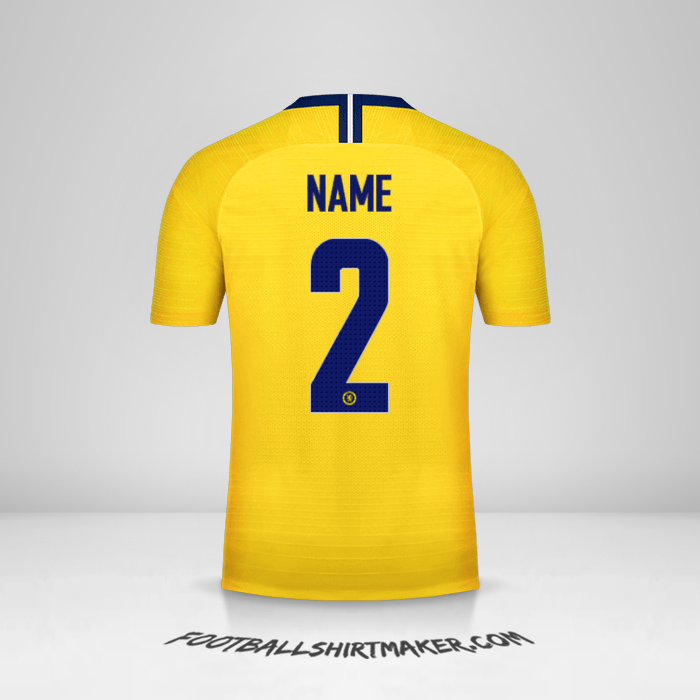 Shirt Chelsea Cup 2018/19 Away -  name - 2
