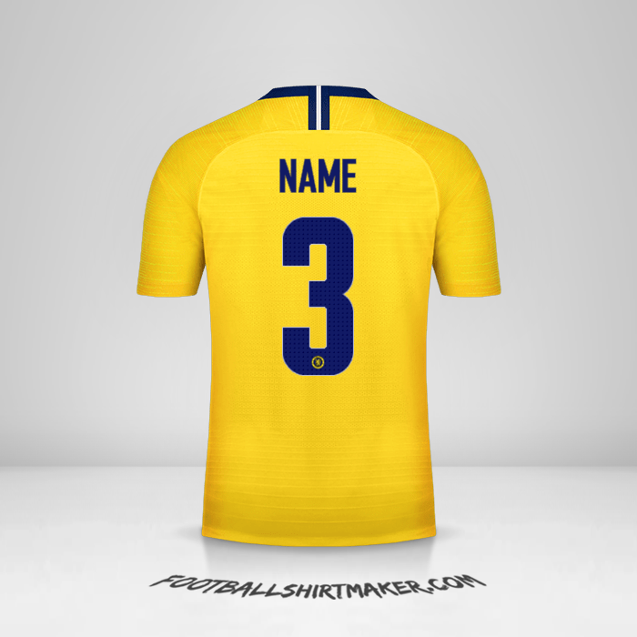 Jersey Chelsea Cup 2018/19 Away -  name - 3