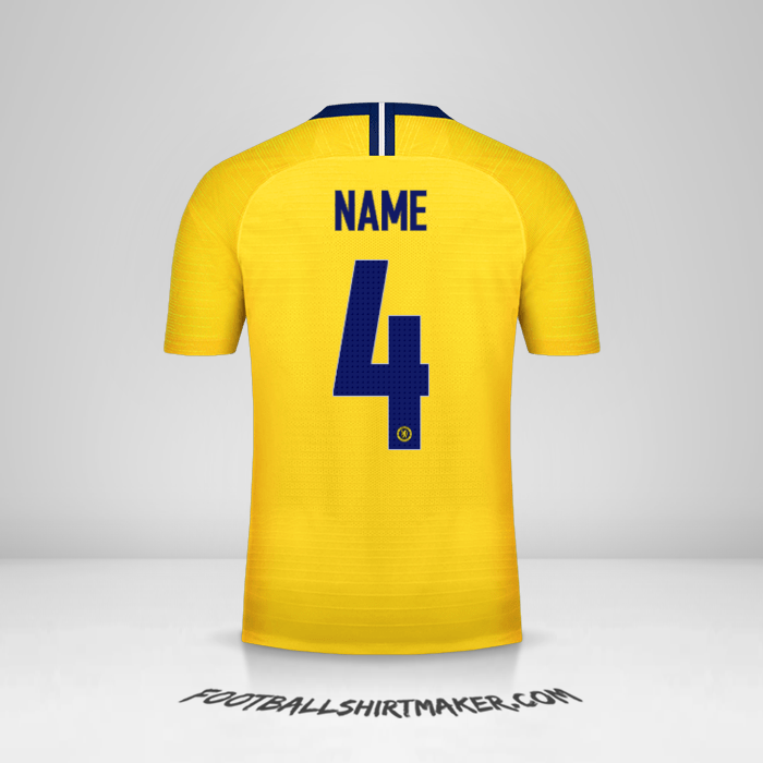 Trikot Chelsea Cup 2018/19 Auswärts -  name - 4