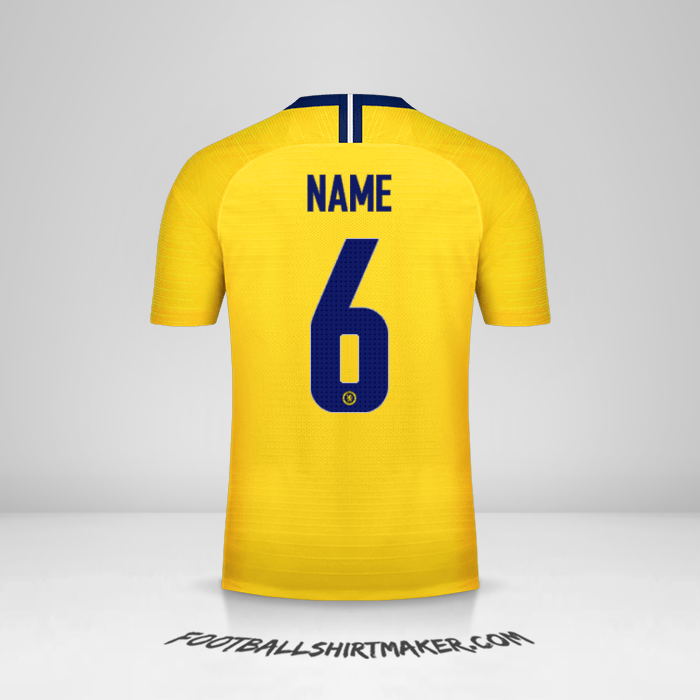 Trikot Chelsea Cup 2018/19 Auswärts -  name - 6