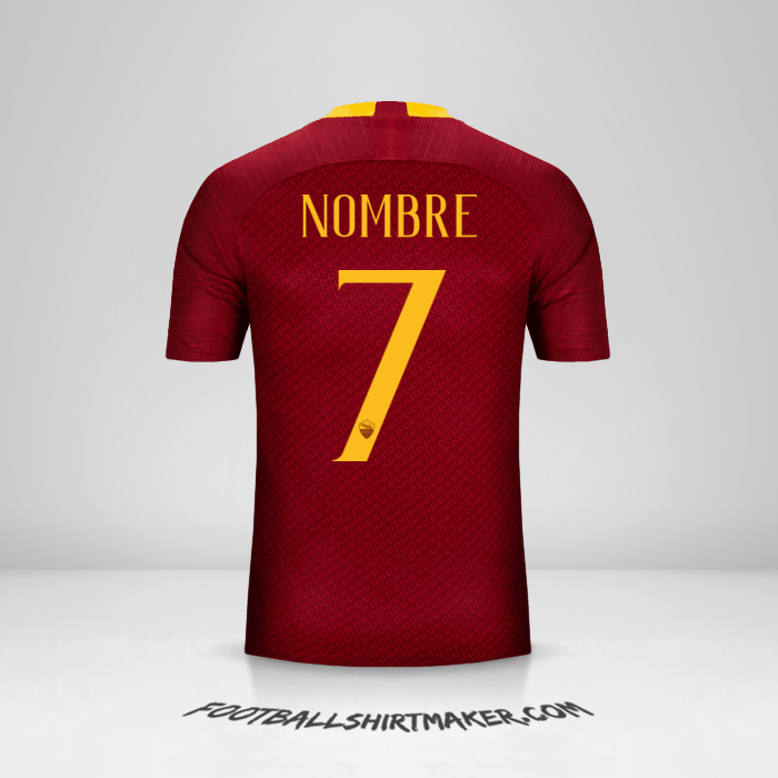 Jersey AS Roma 2018/19 -  nombre - 7