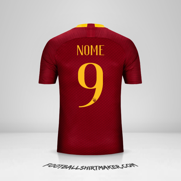 Maglia AS Roma 2018/19 -  nome - 9