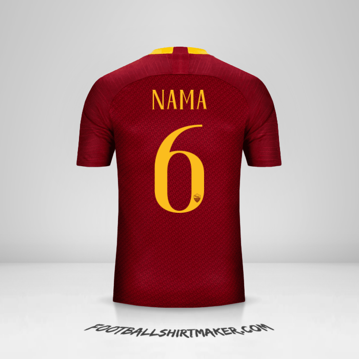 Jersey AS Roma 2018/19 -  nama - 6