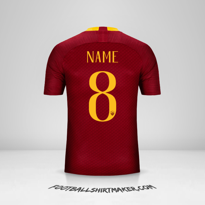 Trikot AS Roma 2018/19 -  name - 8