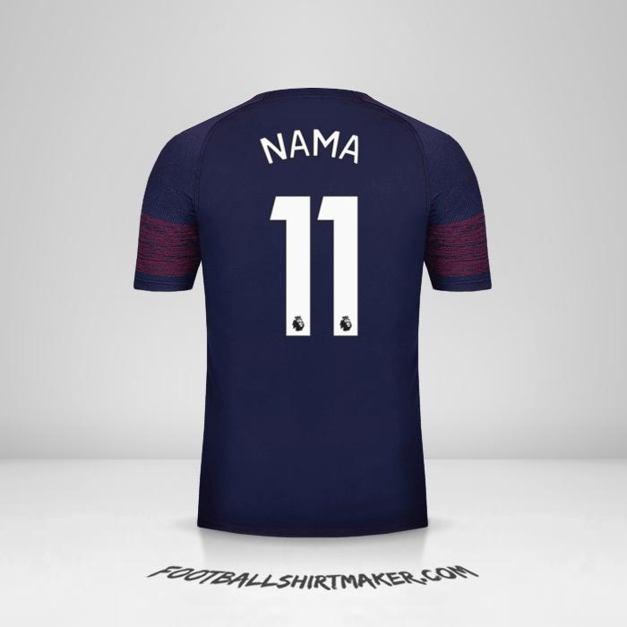 Jersey Arsenal 2018/19 Alternatif -  nama - 11