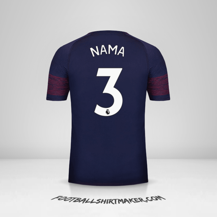 Jersey Arsenal 2018/19 Alternatif -  nama - 3