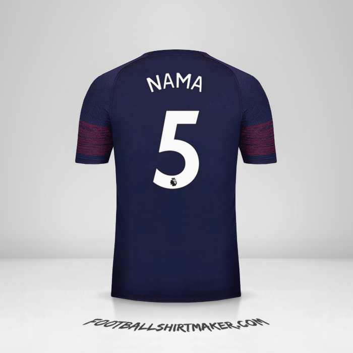 Jersey Arsenal 2018/19 Alternatif -  nama - 5