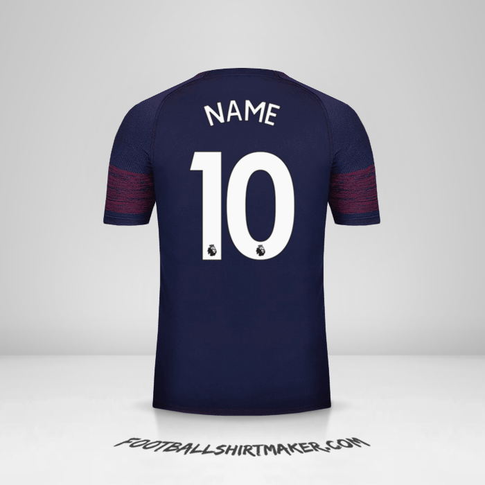 Trikot Arsenal 2018/19 Auswärts -  name - 10