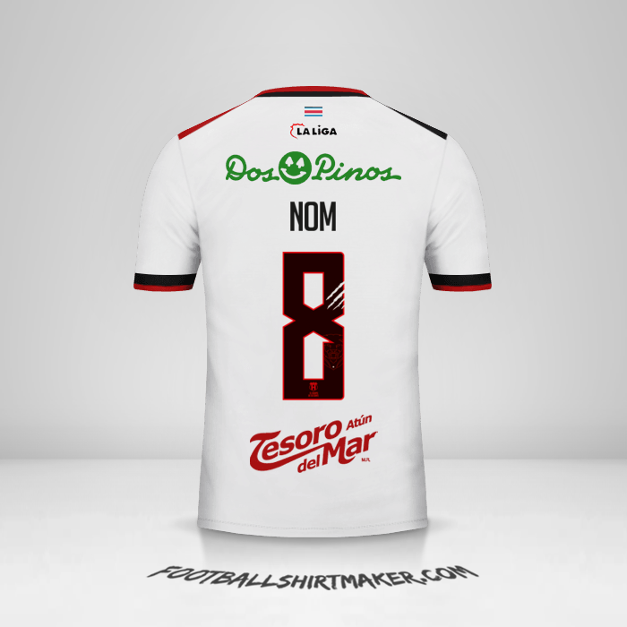 Maillot Liga Deportiva Alajuelense 2018 Extérieur -  nom - 8