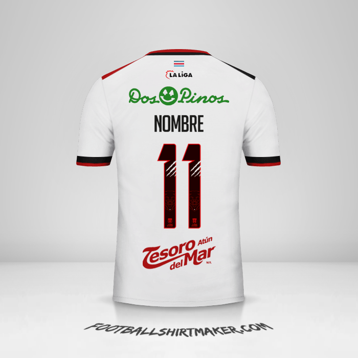 Jersey Liga Deportiva Alajuelense 2018 Visita -  nombre - 11