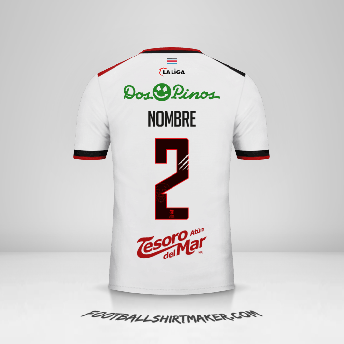 Jersey Liga Deportiva Alajuelense 2018 Visita -  nombre - 2