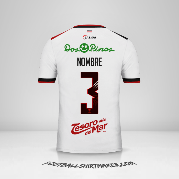 Jersey Liga Deportiva Alajuelense 2018 Visita -  nombre - 3