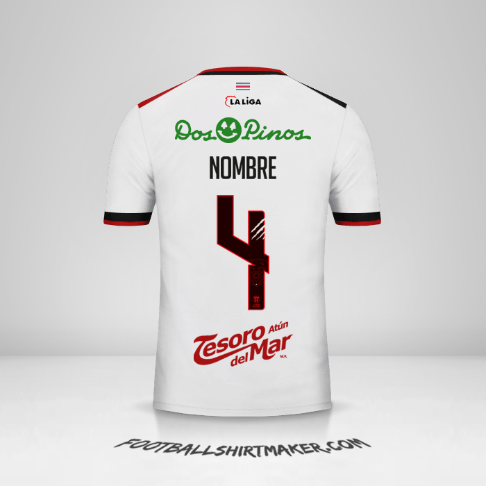 Jersey Liga Deportiva Alajuelense 2018 Visita -  nombre - 4