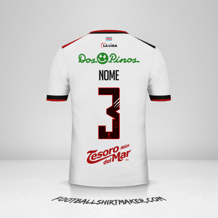 Maglia Liga Deportiva Alajuelense 2018 Seconda -  nome - 3