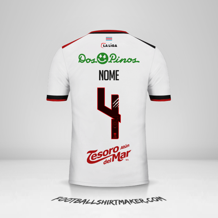 Maglia Liga Deportiva Alajuelense 2018 Seconda -  nome - 4