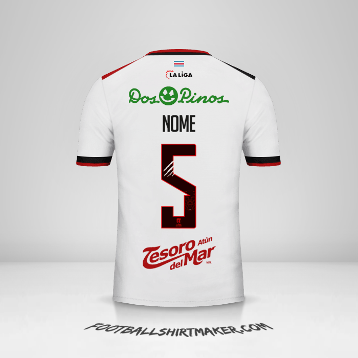 Maglia Liga Deportiva Alajuelense 2018 Seconda -  nome - 5