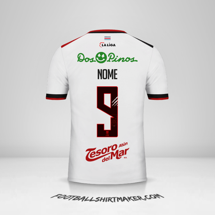 Maglia Liga Deportiva Alajuelense 2018 Seconda -  nome - 9