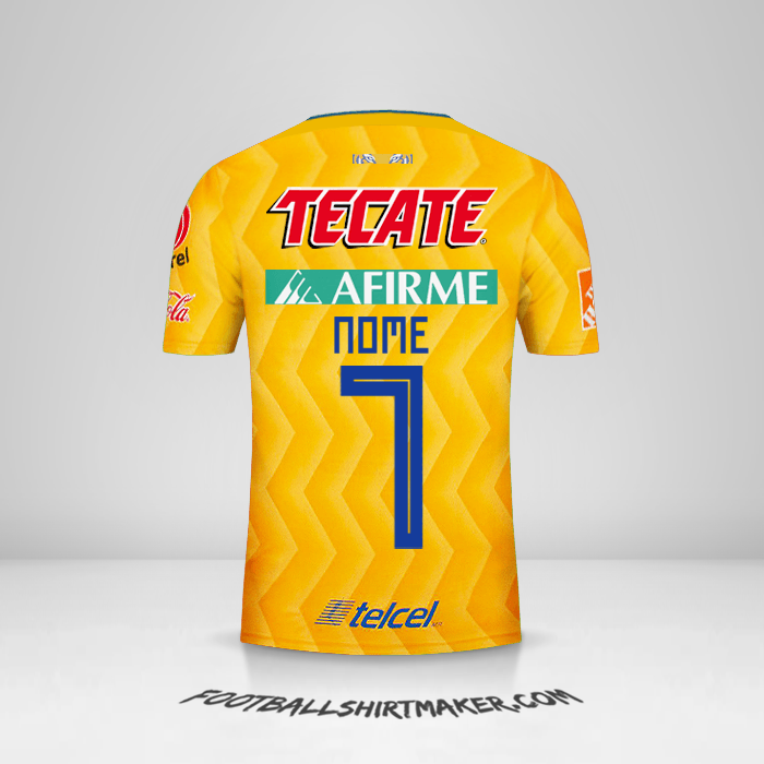 Maglia Tigres UANL 2018/19 -  nome - 7