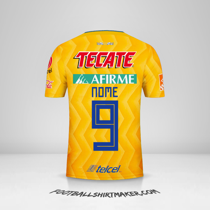 Maglia Tigres UANL 2018/19 -  nome - 9