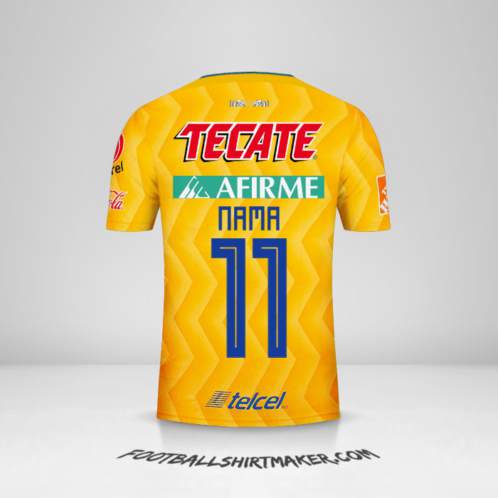 Jersey Tigres UANL 2018/19 -  nama - 11