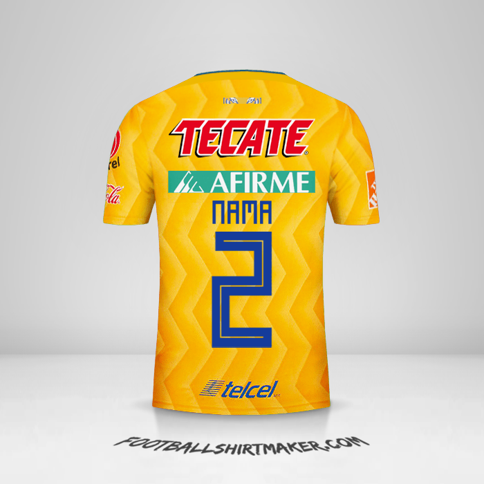 Jersey Tigres UANL 2018/19 -  nama - 2