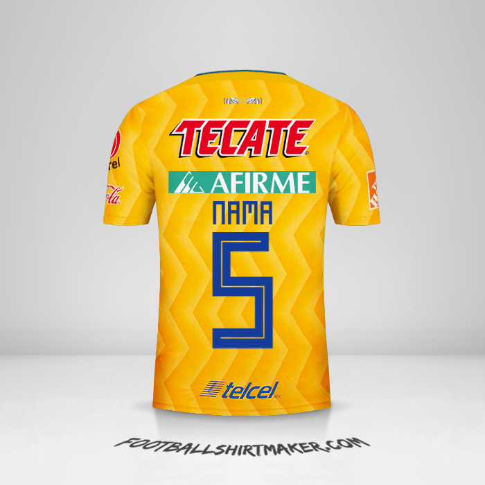 Jersey Tigres UANL 2018/19 -  nama - 5