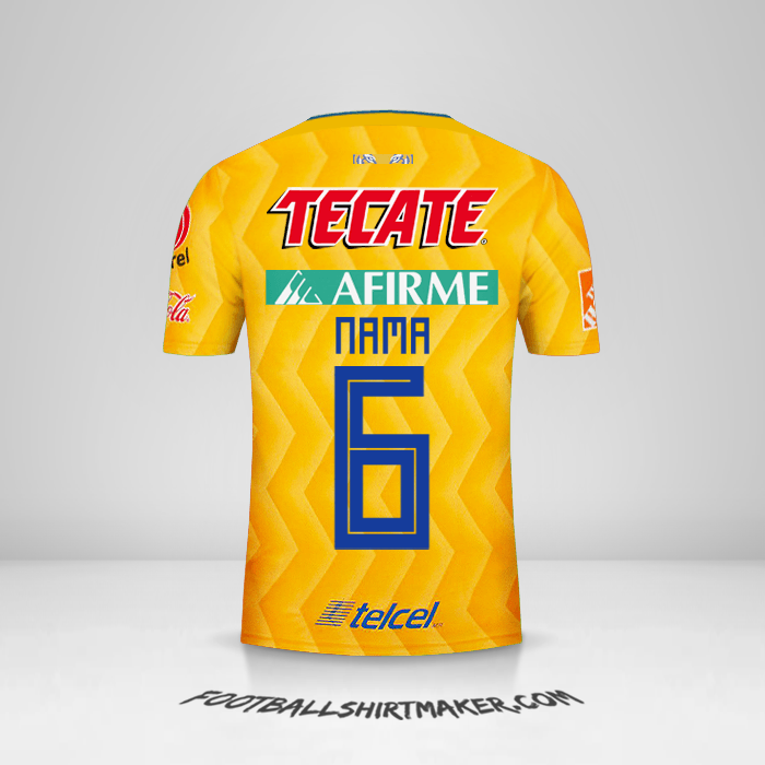 Jersey Tigres UANL 2018/19 -  nama - 6