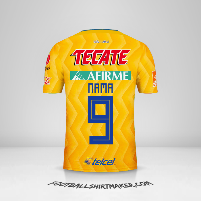 Jersey Tigres UANL 2018/19 -  nama - 9