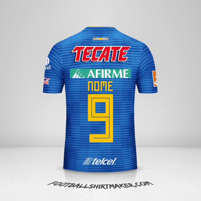Maglia Tigres UANL 2018/19 Seconda -  nome - 9