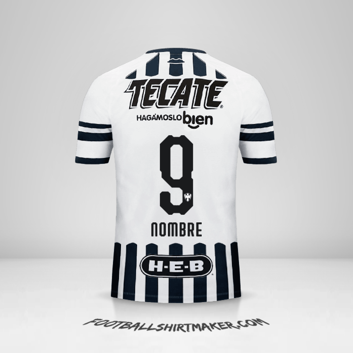 Jersey Monterrey 2018/19 -  nombre - 9